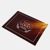 ロゴ入り オーダーメイド 企業用 ウェルカムマット ドアマット (アングル)