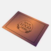 ロゴ入り オーダーメイド 企業用 ウェルカムマット ドアマット (アングル)