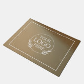 ロゴ入り オーダーメイド 会社用 ウェルカムマット ドアマット (アングル)
