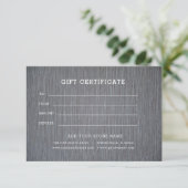 ロゴ入れ可能ビジネスギフト券 (スタンド正面)