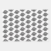 ロゴ全体 – 白い背景 ラッピングペーパーシート (正面2)