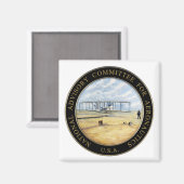 ロゴ全米国航空諮問委員会 マグネット (正面/裏面)