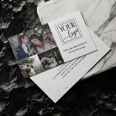 ロゴ写真コラージュ写真家のミニマル化 名刺