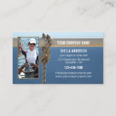 ロゴ写真セーリングインストラクター名刺 名刺 (裏面)