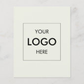 ロゴ写真 ビジネス マーケティング 緑 チラシ (裏面)