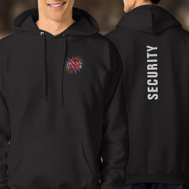 ロゴ前面にテンプレートをアップロード – 背面にテキスト パーカ