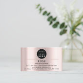 ロゴ割引ロゴ感謝していバラ米国国旗 予約カード (スタンド正面)