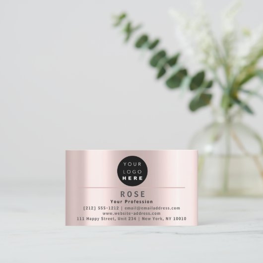 ロゴ割引ロゴ感謝していバラ米国国旗 予約カード (スタンド正面)