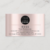 ロゴ割引ロゴ感謝していバラ米国国旗 予約カード (正面)