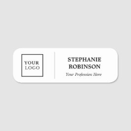 ロゴ名のタイトルのカスタム 名札