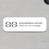 ロゴ名のタイトル 名札