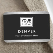 ロゴ名のタイトルsilver grayフェイクを追加縁どする 名札