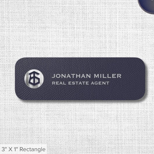 ロゴ名タイトルカスタマイズ可能な不動産仲介業者名タグ 名札