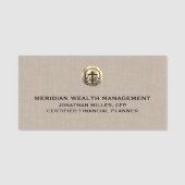 ロゴ名タイトル名タグ3" x 1.5" 名札 (正面)