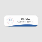 ロゴ名タグの作成 名札 (正面)