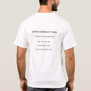 ロゴ名ビジネスのプロモーションプロフェッショナル Tシャツ