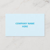 ロゴ名付き名刺の色のアドレス情報 名刺 (裏面)