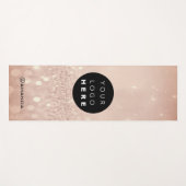 ロゴ名会社のバラ金ゴールドプロモーションInstagra ヨガマット (正面(横))