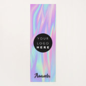 ロゴ名会社ホログラフィックプロモーション ヨガマット (裏面)