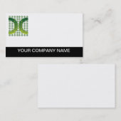 ロゴ名刺プレーン・グリーン・ロゴ 名刺 (正面/裏面)