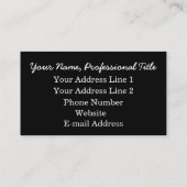 ロゴ名刺ロゴ名刺の追加 名刺 (裏面)