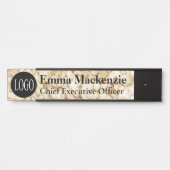 ロゴ名板マーブルドアシンボルや象徴オフィスの署名 サインプレート (正面)