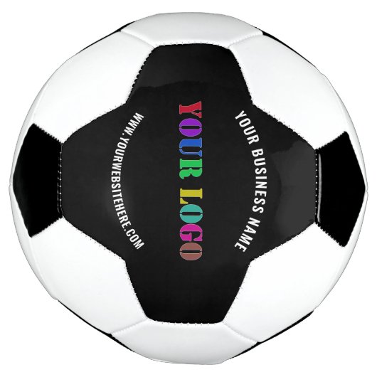 ロゴ名Webサイトとカラープロモサッカーボール サッカーボール (回転)