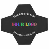 ロゴ名Webサイトとカラープロモサッカーボール サッカーボール (フラット)