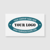 ロゴ名Webサイトの名刺の色スタンプ (正面)