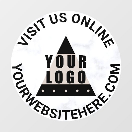 ロゴ大理石をテキストストアにカスタム配置 ウィンドウサイン (シート)