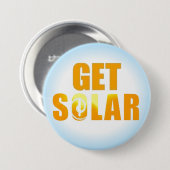 ロゴ太陽のを取り出すエコ太陽のフェリーEnergyボタン 缶バッジ (正面&裏面)
