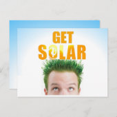 ロゴ太陽のを高機能でクリーンなEnergyポストカードで入手 ポストカード (正面/裏面)