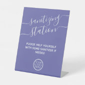 ロゴ安全ミニマル付きサモダンニタイジング 台座サイン (正面)