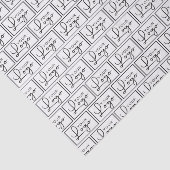 ロゴ小さいタイルカスタム製品 薄葉紙 (詳細)