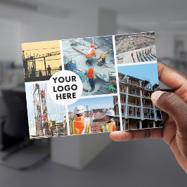 ロゴ建築会社企業の事業 シーズンカード