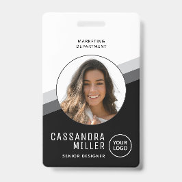 ロゴ従業員の写真会社ID バッジ