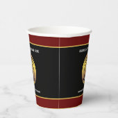 ロゴ従業員ビジネス企業のカスタム 紙コップ (右)