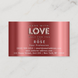 ロゴ感謝していバラアメリカ国旗の不機嫌3 With Love 予約カード