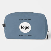 ロゴ文字ビジネスのプロモーションブランディングブルー ドップキット (正面)