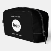 ロゴ文字ビジネスプロモーションブランディングブラック ドップキット (右コーナー)