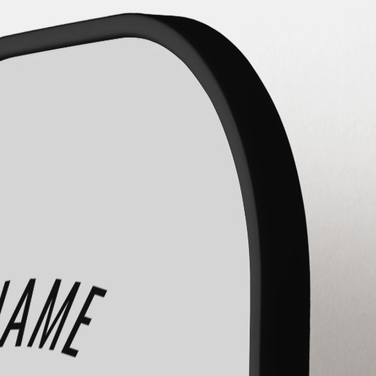 ロゴ文字プロモーションビジネスピックボールパドル ピックルボールラケット (左詳細)