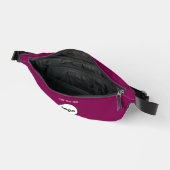 ロゴ文字プロモーションビジネスブランディングマゼンタ ファニーパック (見開き)