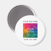 ロゴ文字従業員スタッフクルメンバー名 マグネット (正面/裏面)