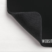 ロゴ文字情報プロモーションビジネスマウスパッド マウスパッド (コーナー)