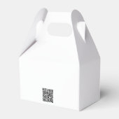 ロゴ文字QRコードプロモーションビジネスパッケージ フェイバーボックス (裏面サイド)