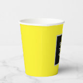 ロゴ業界イエローミニマル企業のリスト 紙コップ (右)