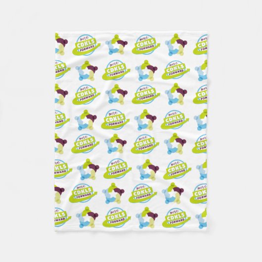 ロゴ毛布 フリースブランケット (正面)