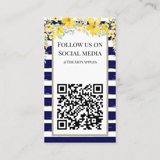 ロゴ洗浄指示カードの気に追加 名刺 (裏面)