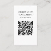 ロゴ洗浄指示カードユー気にカリを追加 名刺 (裏面)