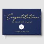 ロゴ海軍さらば退職パーティー離れのパーティー ゲストブック (正面)